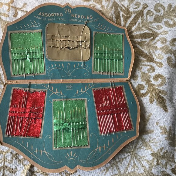Lot of 4 Vintage Sewing Needle Books - Pin Card - Snap Card - Picture 3 of 9